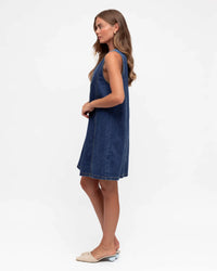 Paper Heart Denim Mini Dress