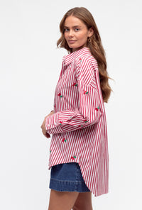 Label of Love Cherry Red Shirt