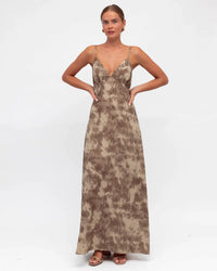 Paper Heart Walnut Dress