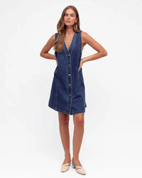 Paper Heart Denim Mini Dress