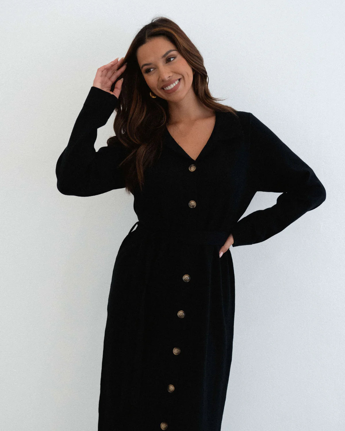 Label of Love Knit Dress Black