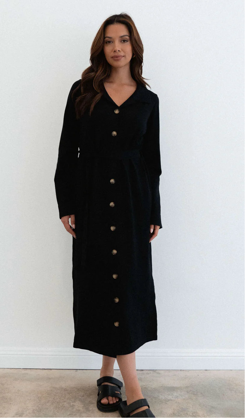 Label of Love Knit Dress Black