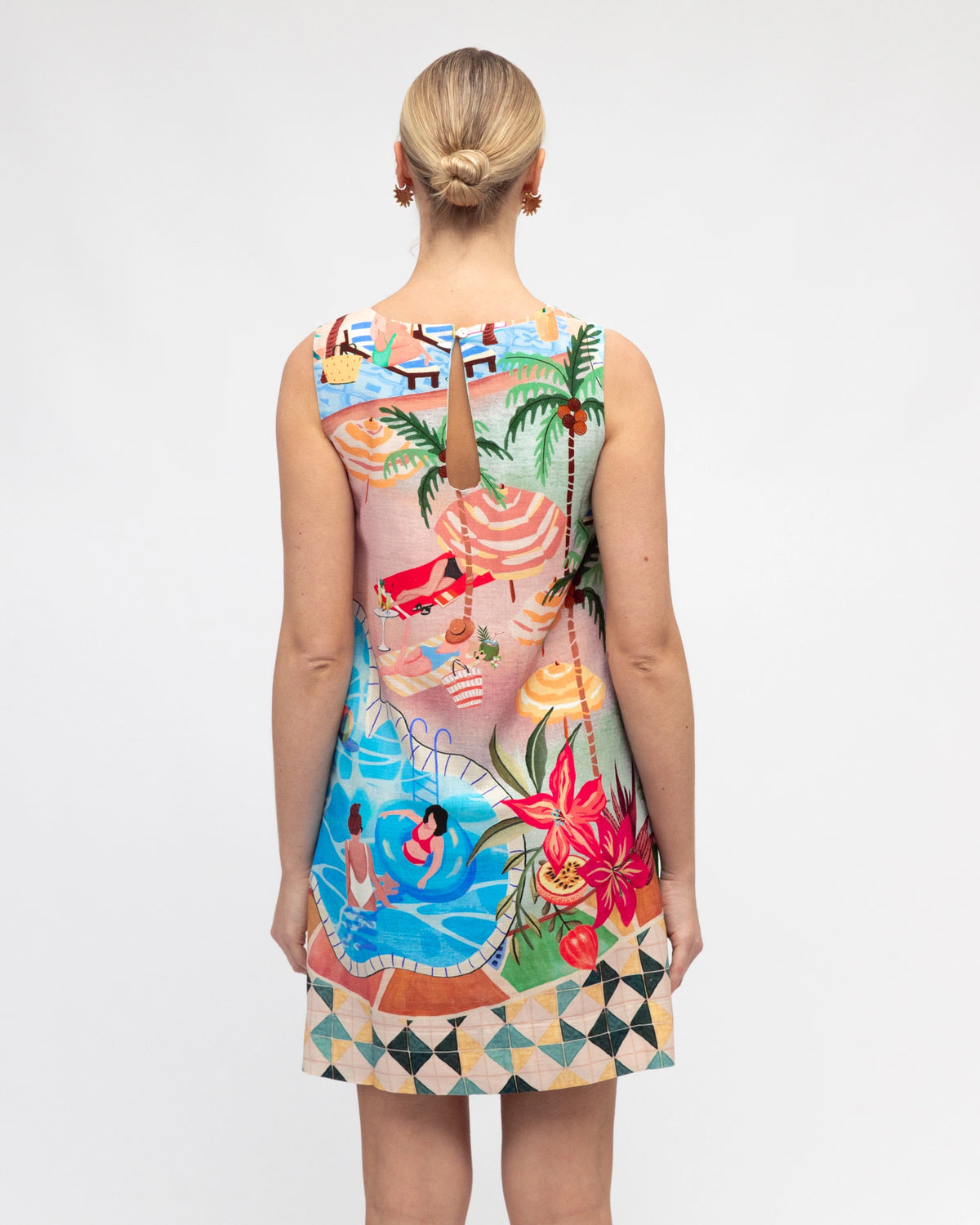 Paper Heart Poolside Mini Dress