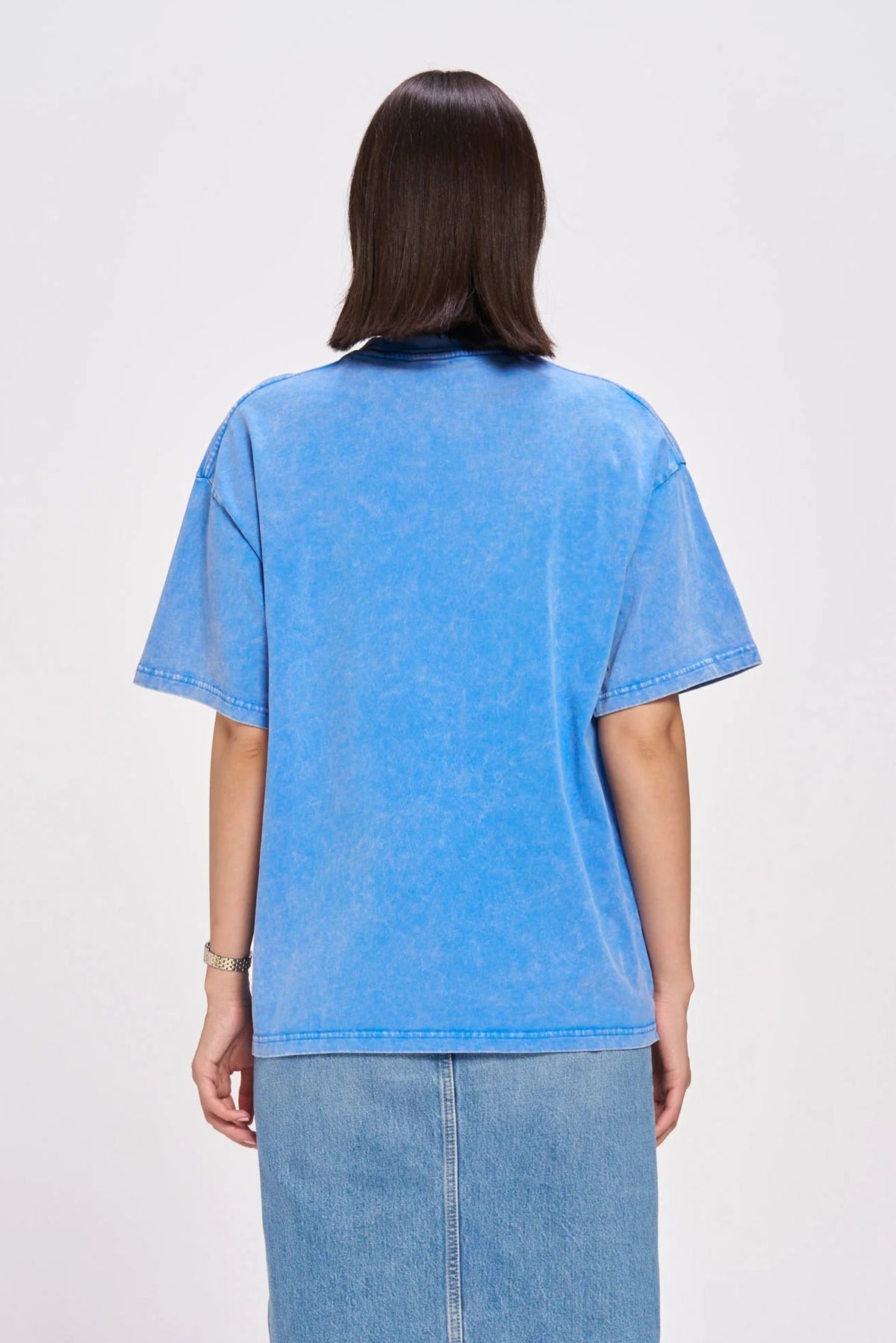 MAKU Le Fleur Tropical Oversize T-Shirt Blue