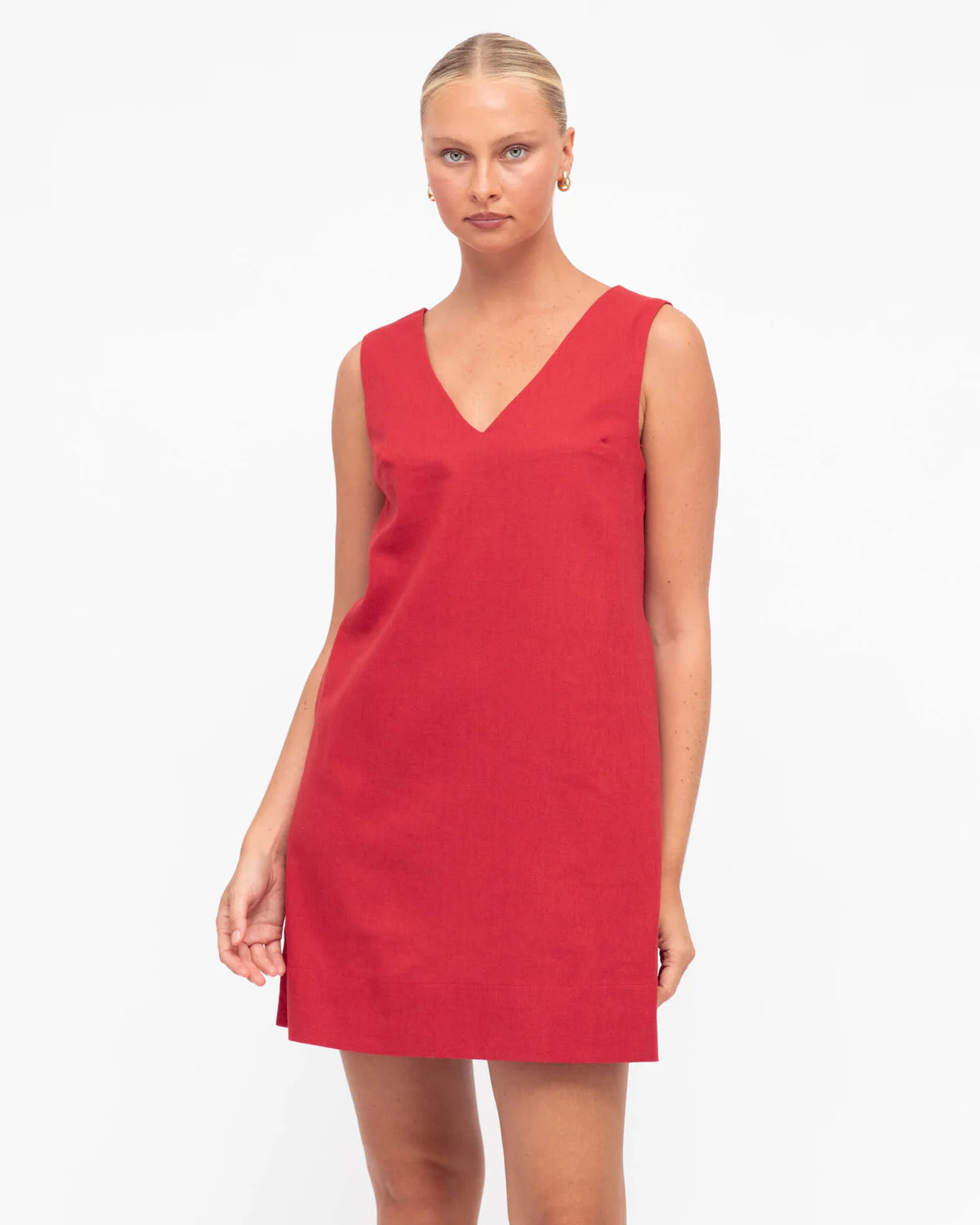 Paper Heart Red Mini Dress