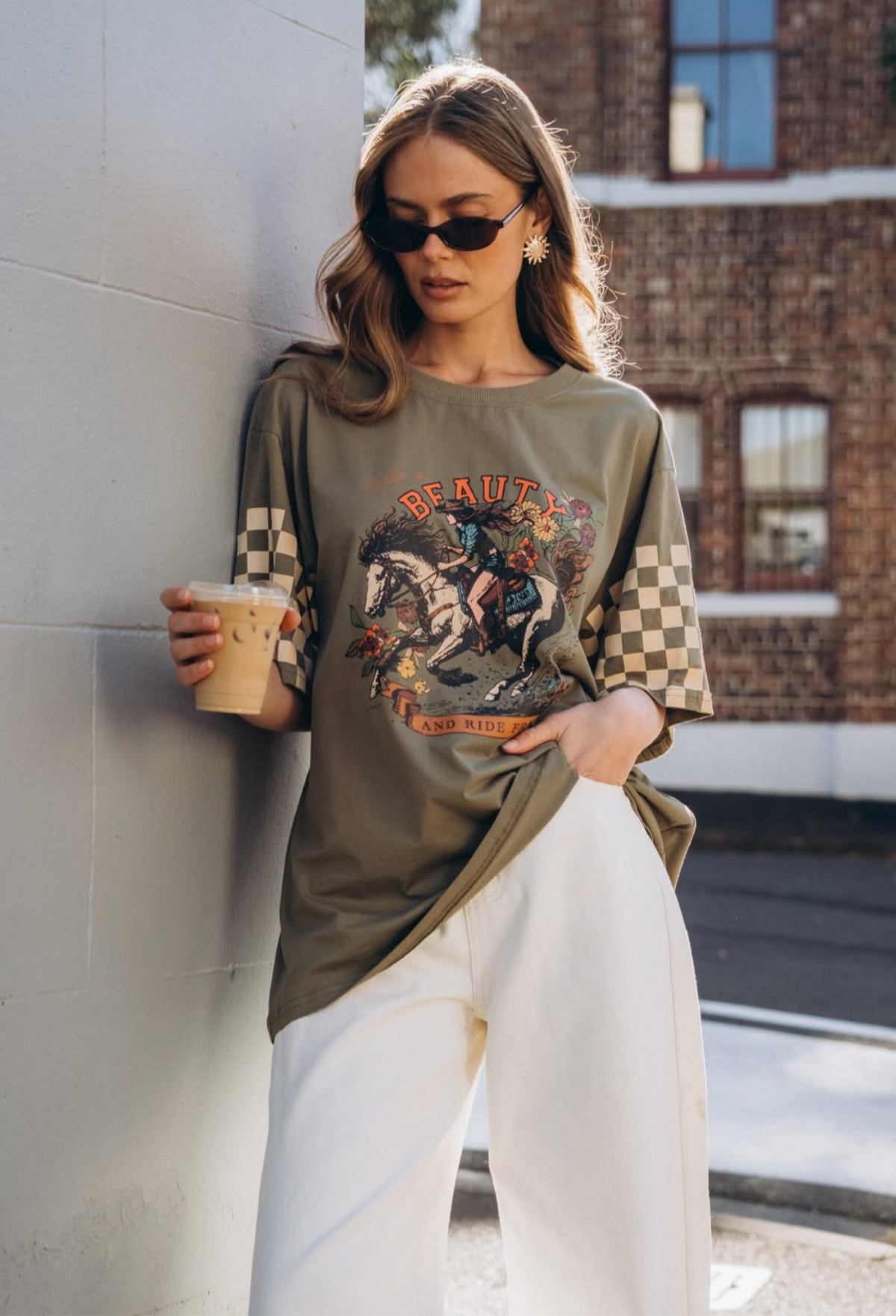 Paper Heart Cow Girl Tee