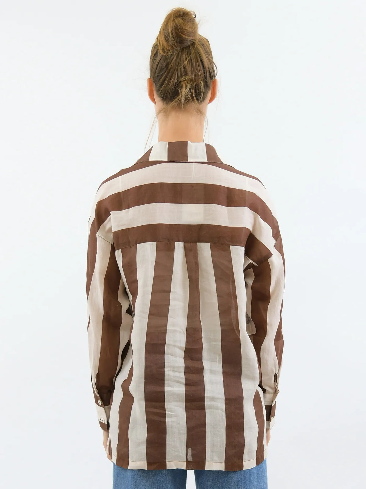 Worthier Brown Stripe Shirt