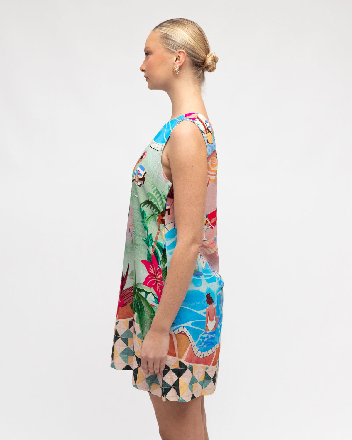 Paper Heart Poolside Mini Dress