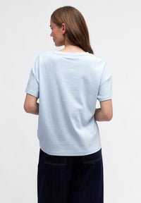 Label of Love Easy Tuck Tee Blue