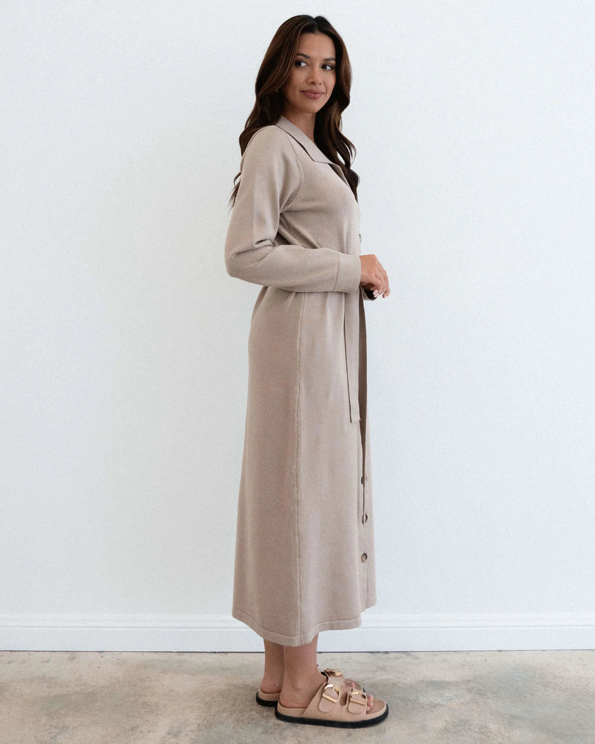 Label of Love Knit Dress Latte
