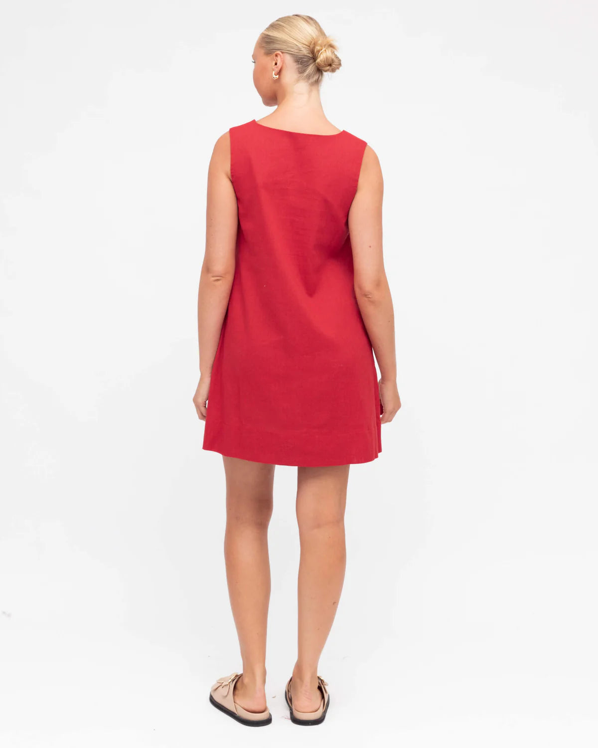 Paper Heart Red Mini Dress