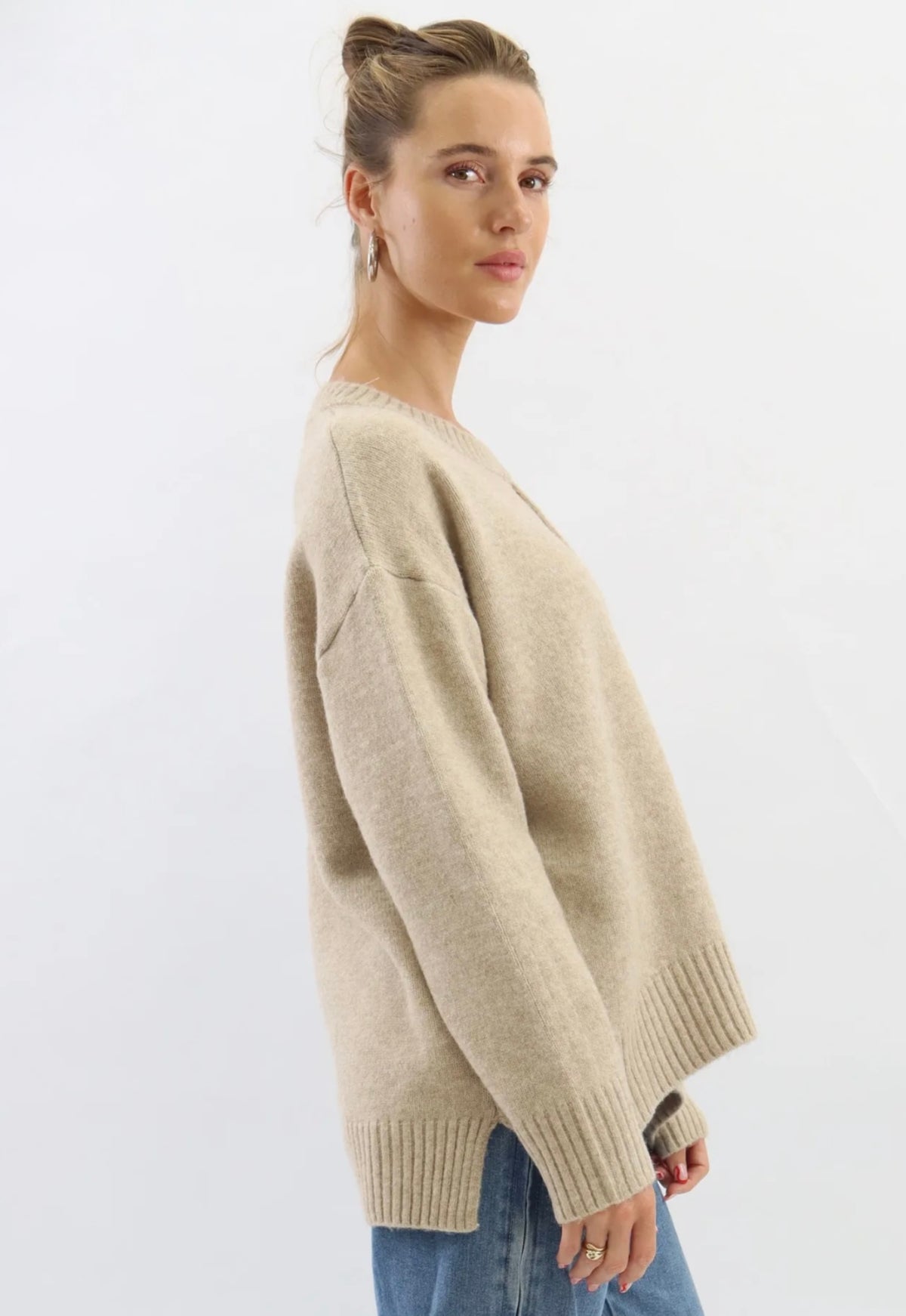 Worthier Ribbed Detail Knit