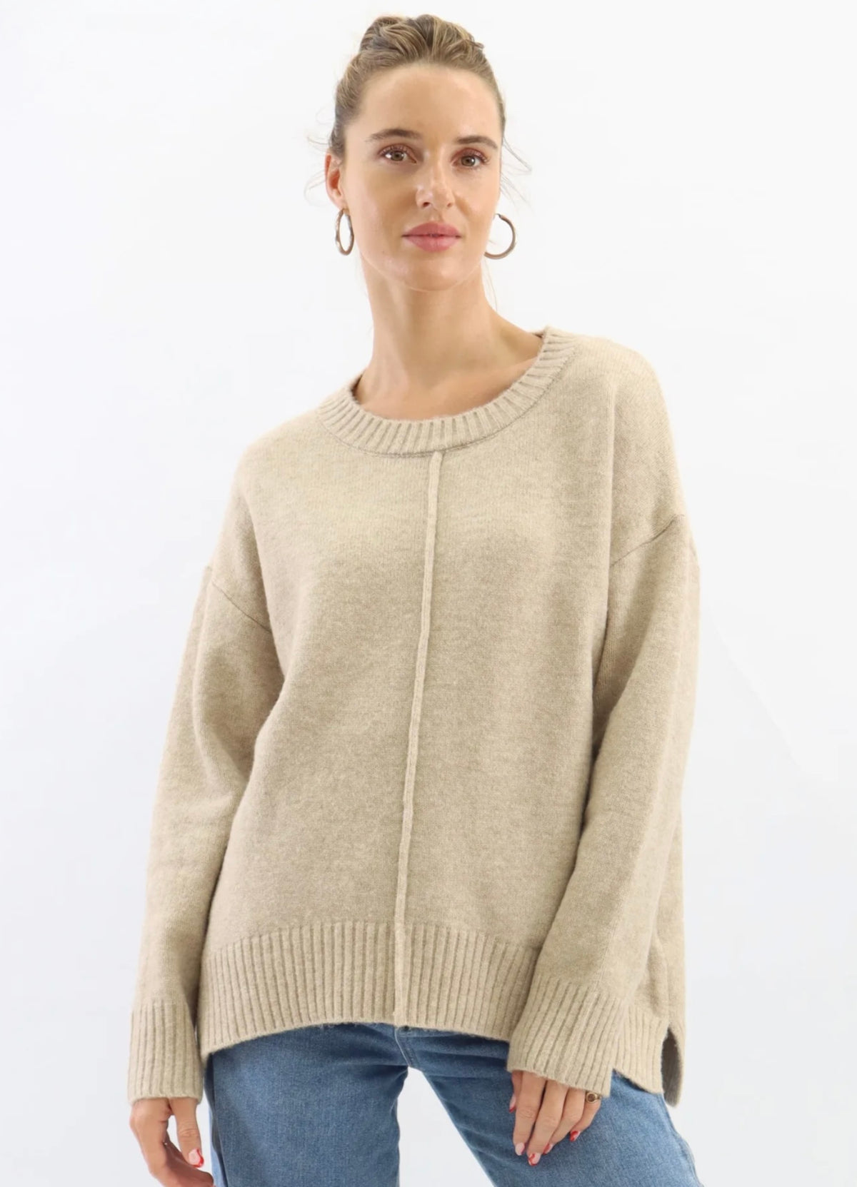 Worthier Ribbed Detail Knit