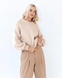 Paper Heart Cream Jumper