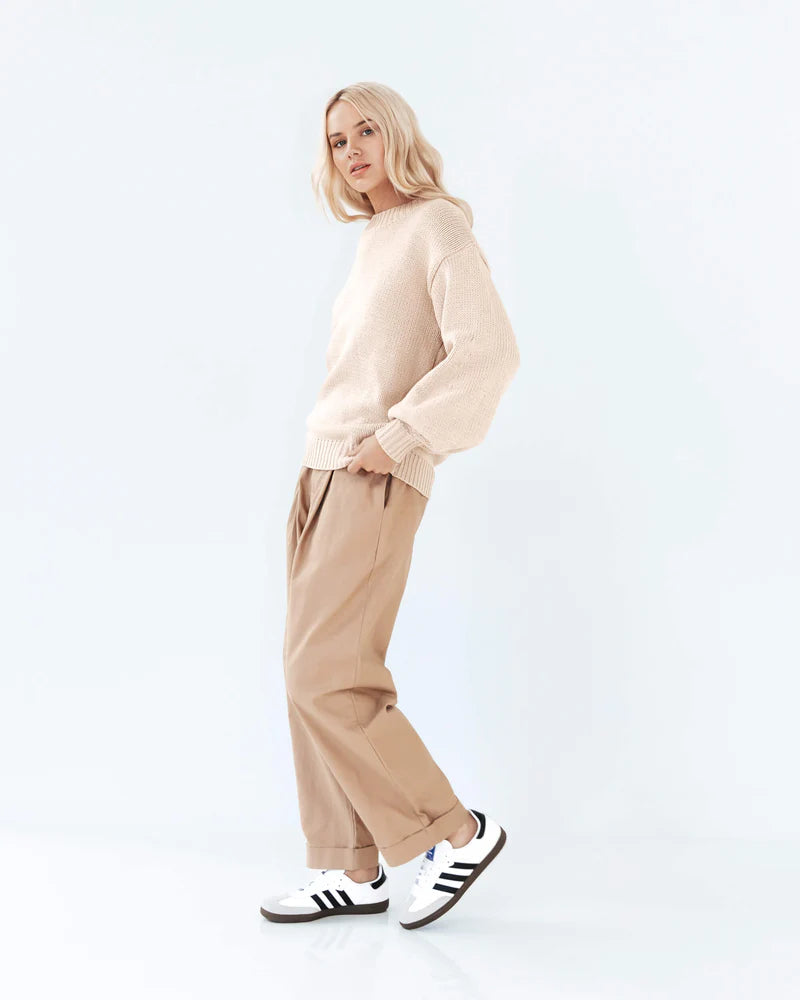 Paper Heart Cream Jumper