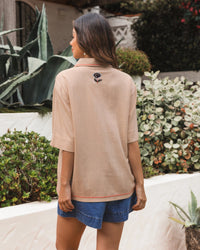 Label of Love Embroidery Palm Shirt