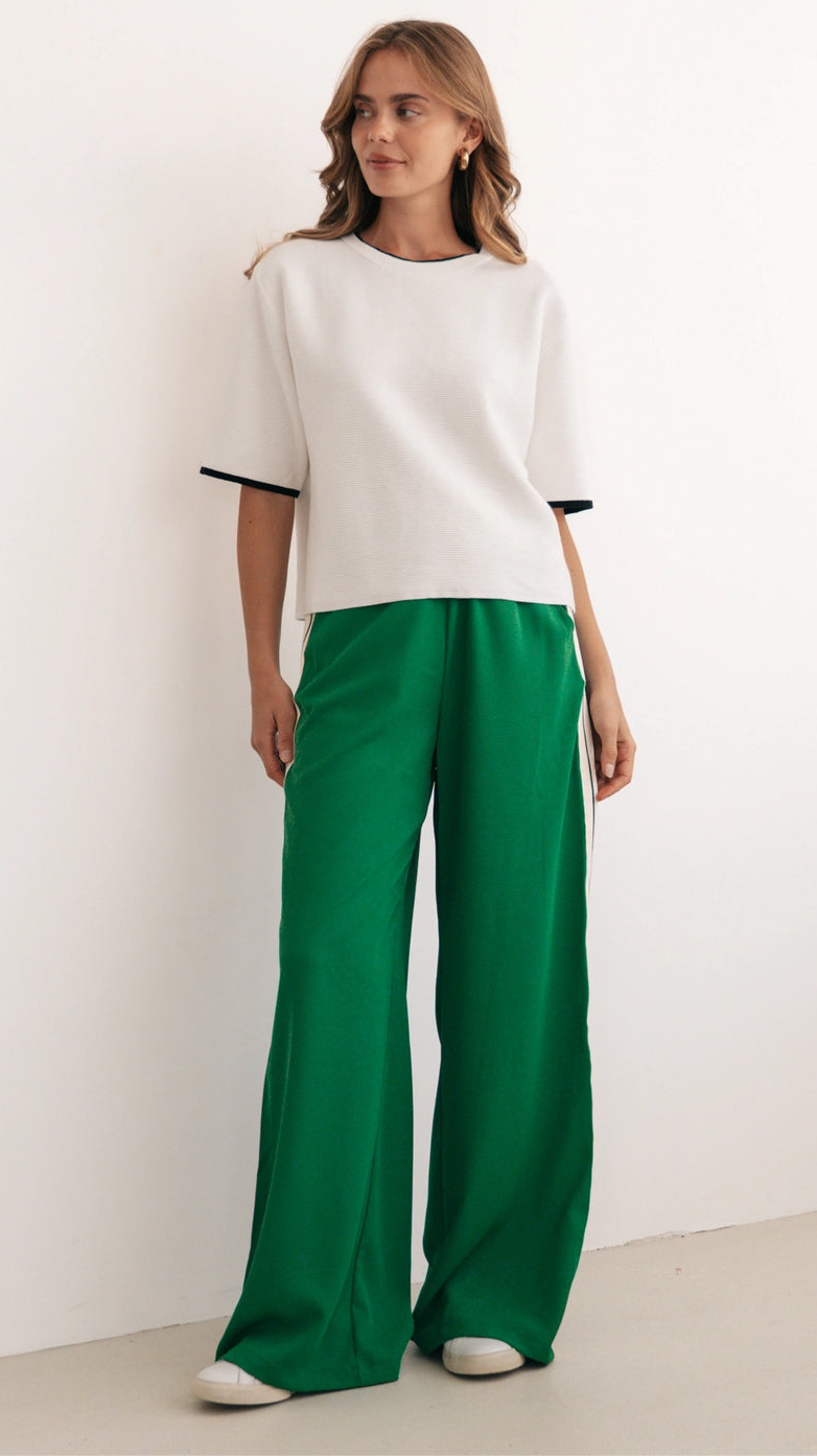 Label of Love Noir Green Pants