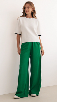 Label of Love Noir Green Pants