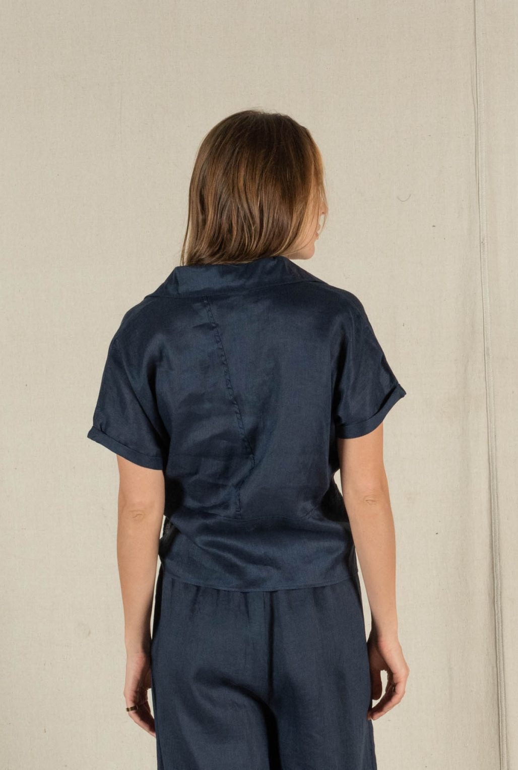 Valeria the Label Baker Shirt Navy