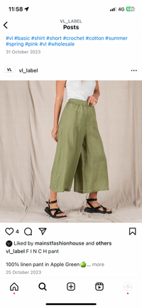 Valeria the Label Green Pants