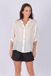 Worthier Sheer Top White