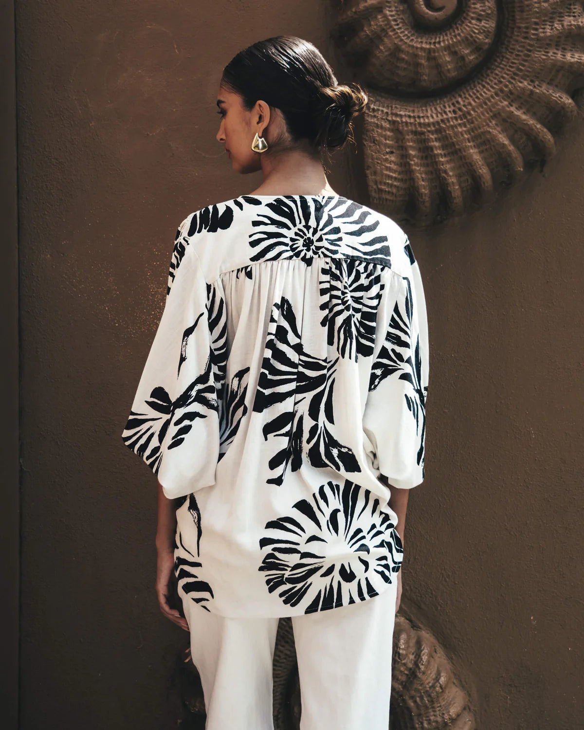 White Closet High Low Blouse