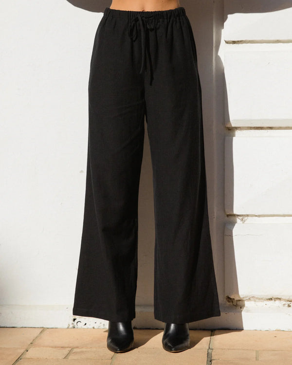 Black Drawstring Pants