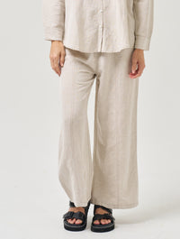 Worthier Linen Pants Beige