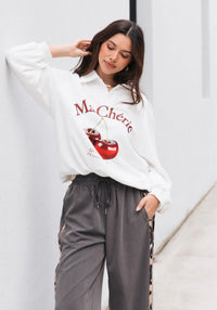 Label of Love Ma Cherry jumper