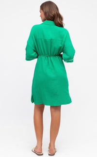 Label Love Green Palm Dress