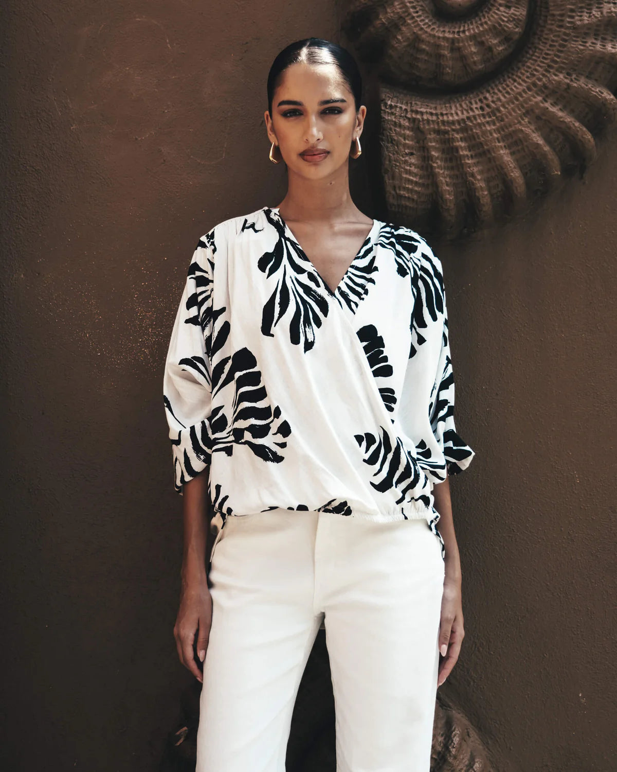 White Closet High Low Blouse