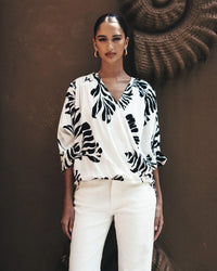 White Closet High Low Blouse