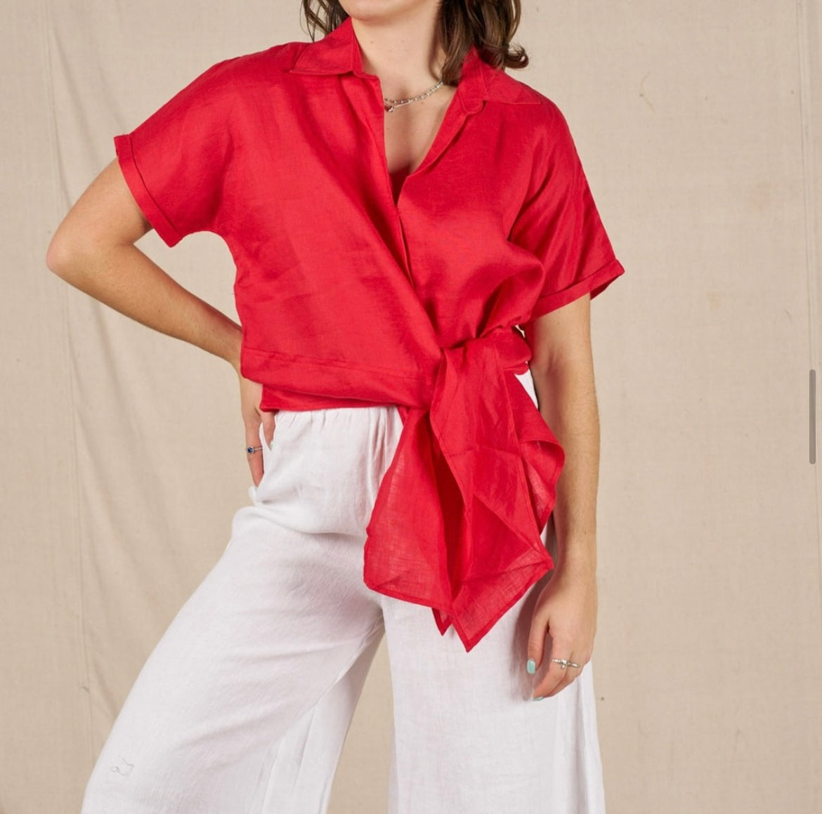 Valeria the Label Baker Shirt Red