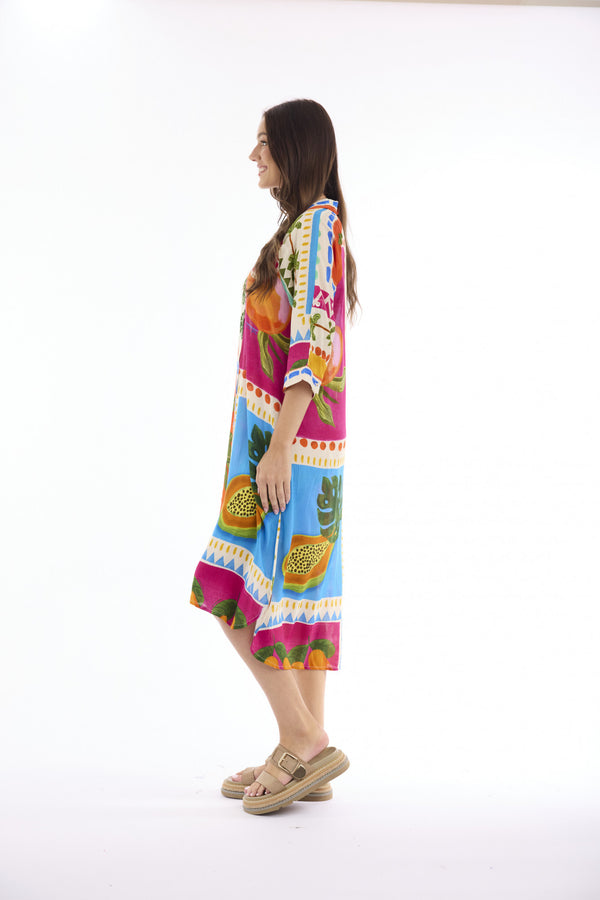 Isla Shirt Dress Escape by OQ