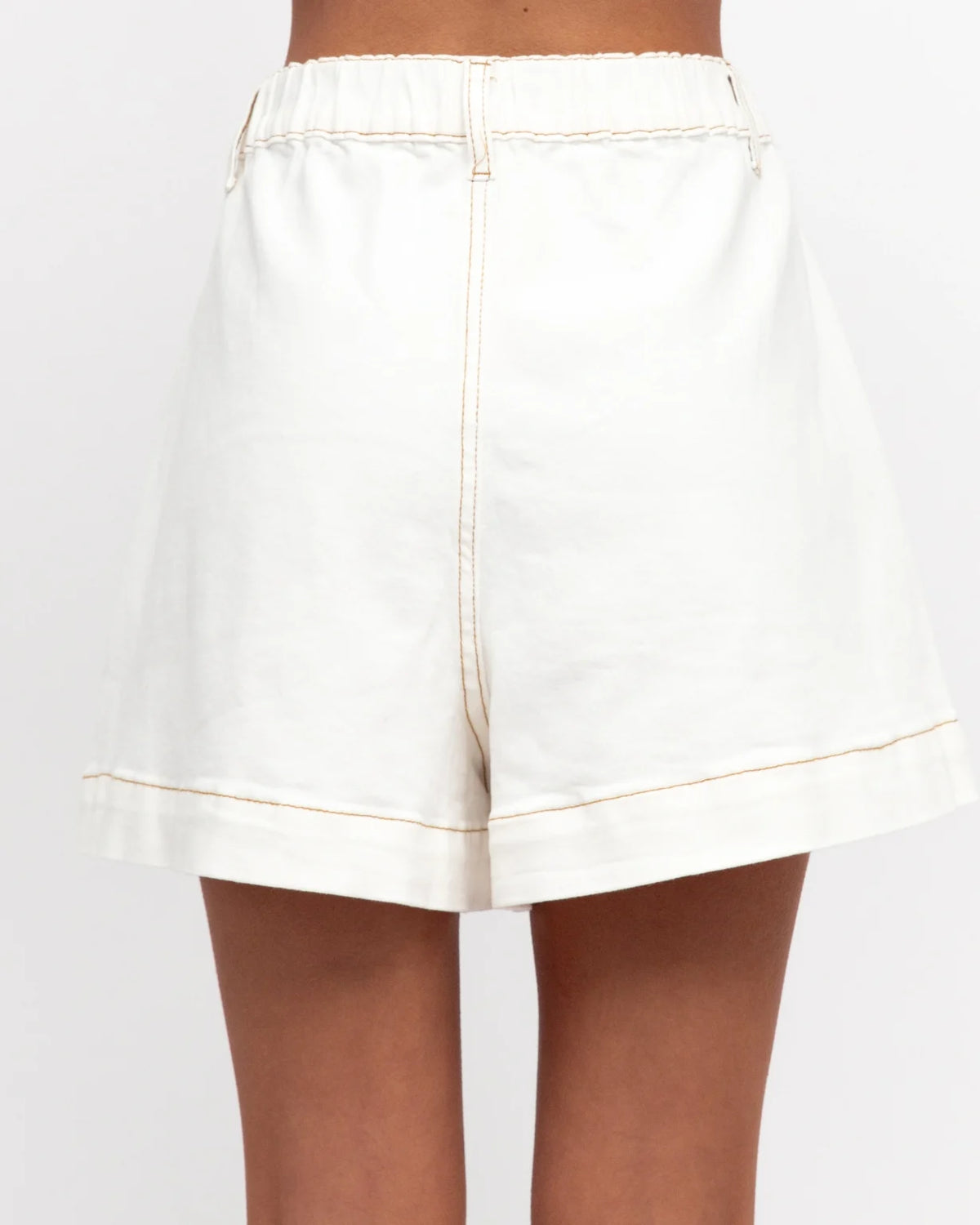 Paper Heart Shell Denim Shorts