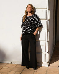Black Drawstring Pants