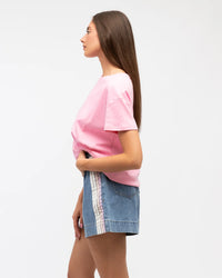 Label of Love Easy Tuck Tee Pink