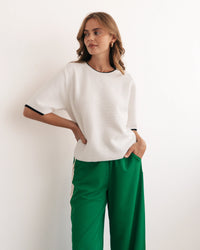 Label of Love Noir Green Pants
