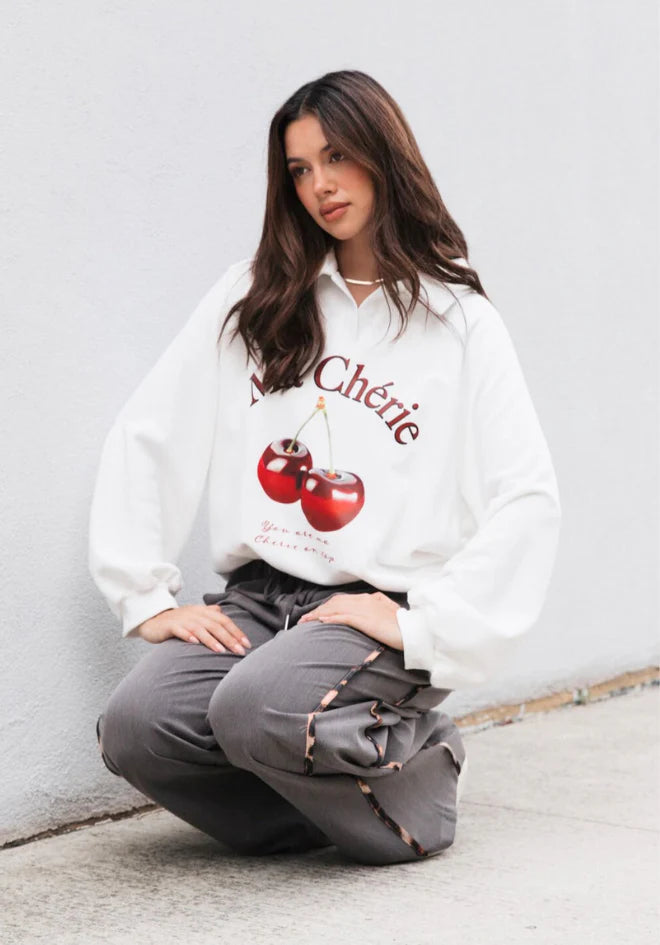 Label of Love Ma Cherry jumper