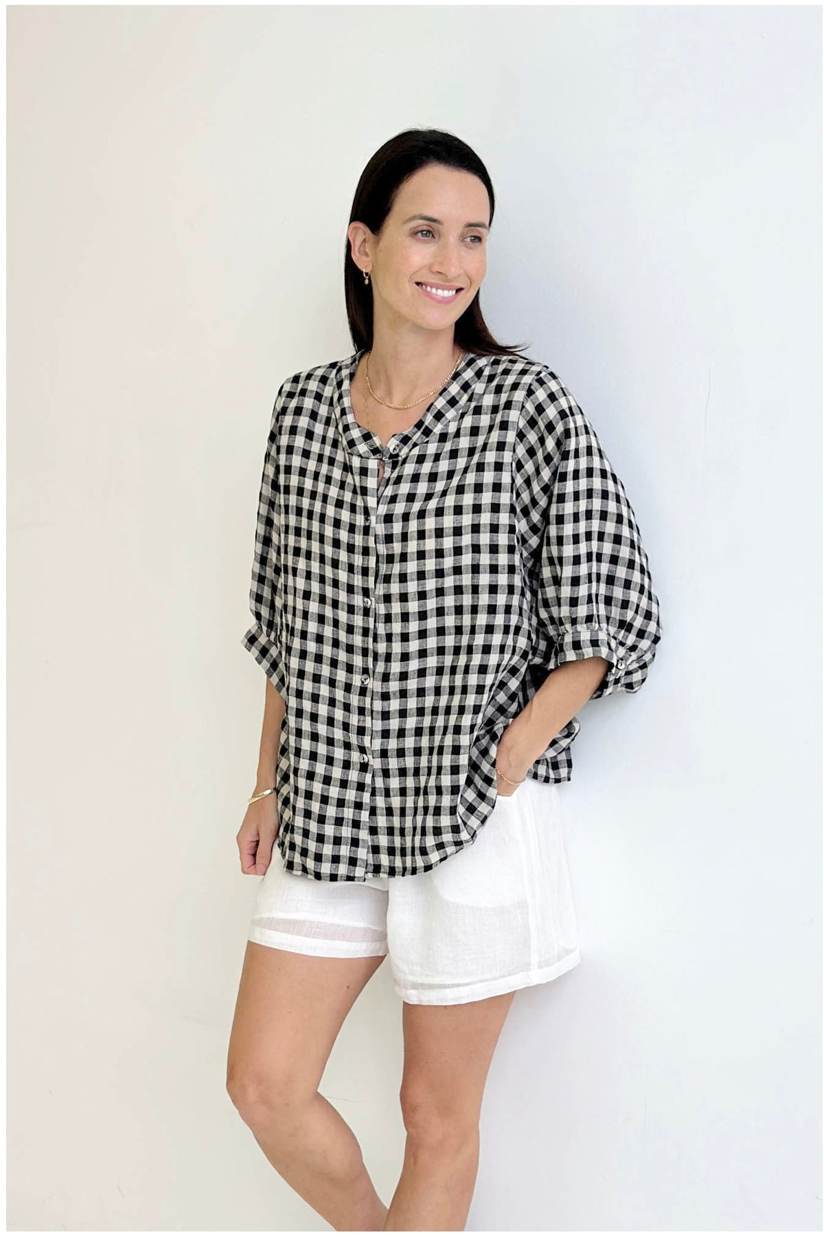 Worthier Gingham Blouse