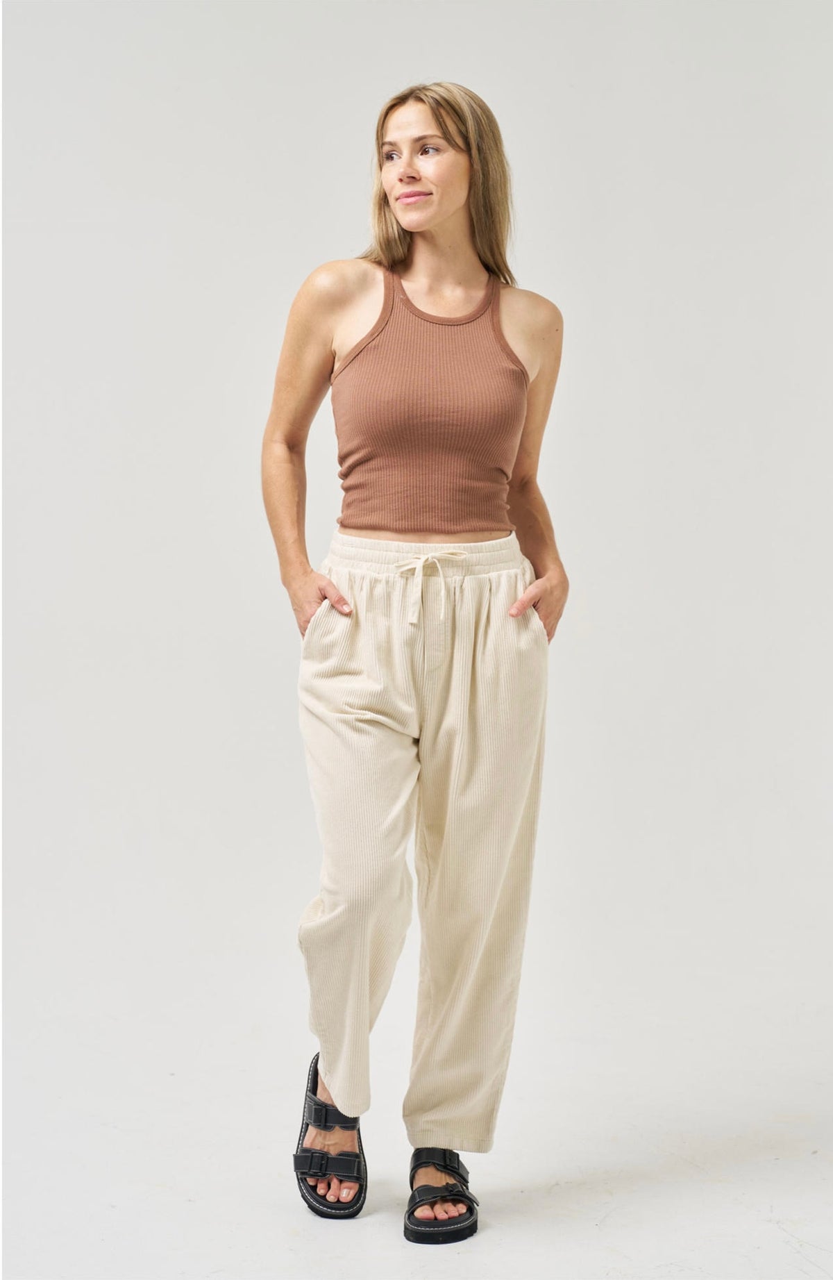 Worthier Corduroy Pants Cream