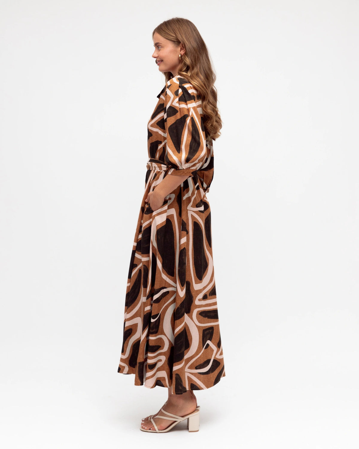 Label of Love CALYPSO SHIRT MAXI DRESS