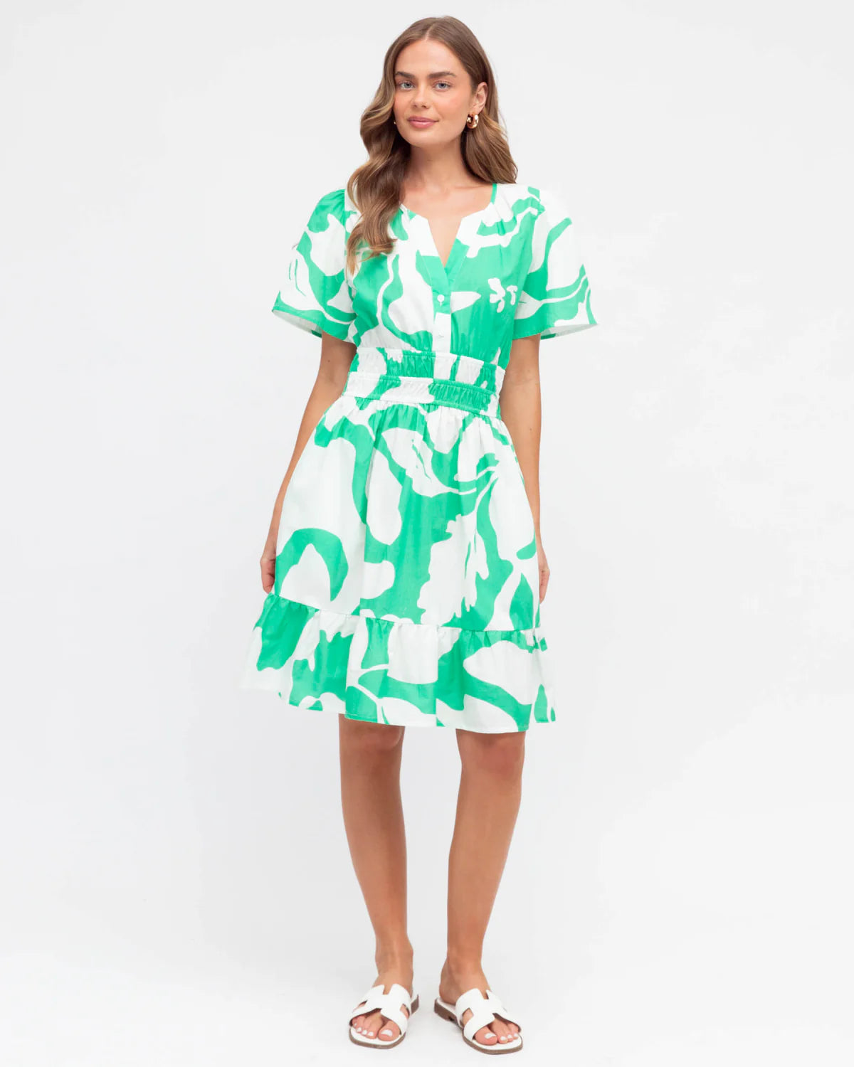 Label of Love Green Mini Dress