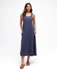 Label of Love Stitched Up Dress Washed Indigo