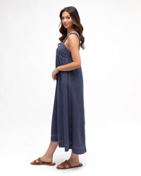 Label of Love Stitched Up Dress Washed Indigo