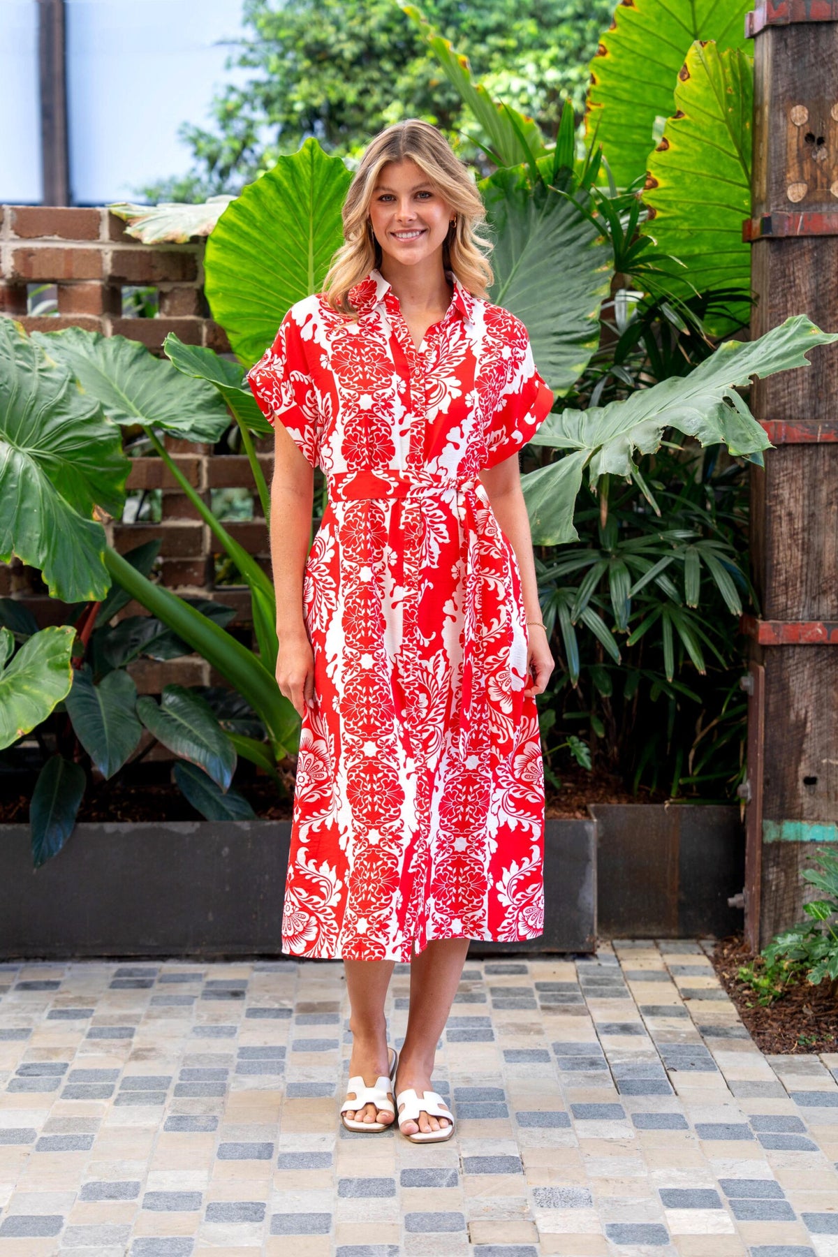 Boho Australia Dress Red