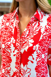 Boho Australia Dress Red