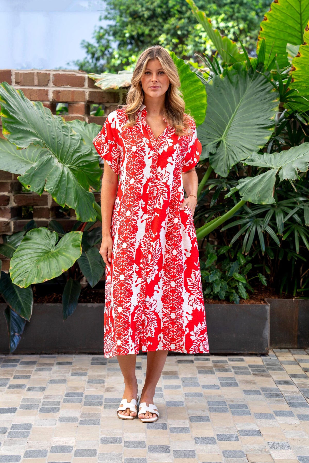 Boho Australia Dress Red