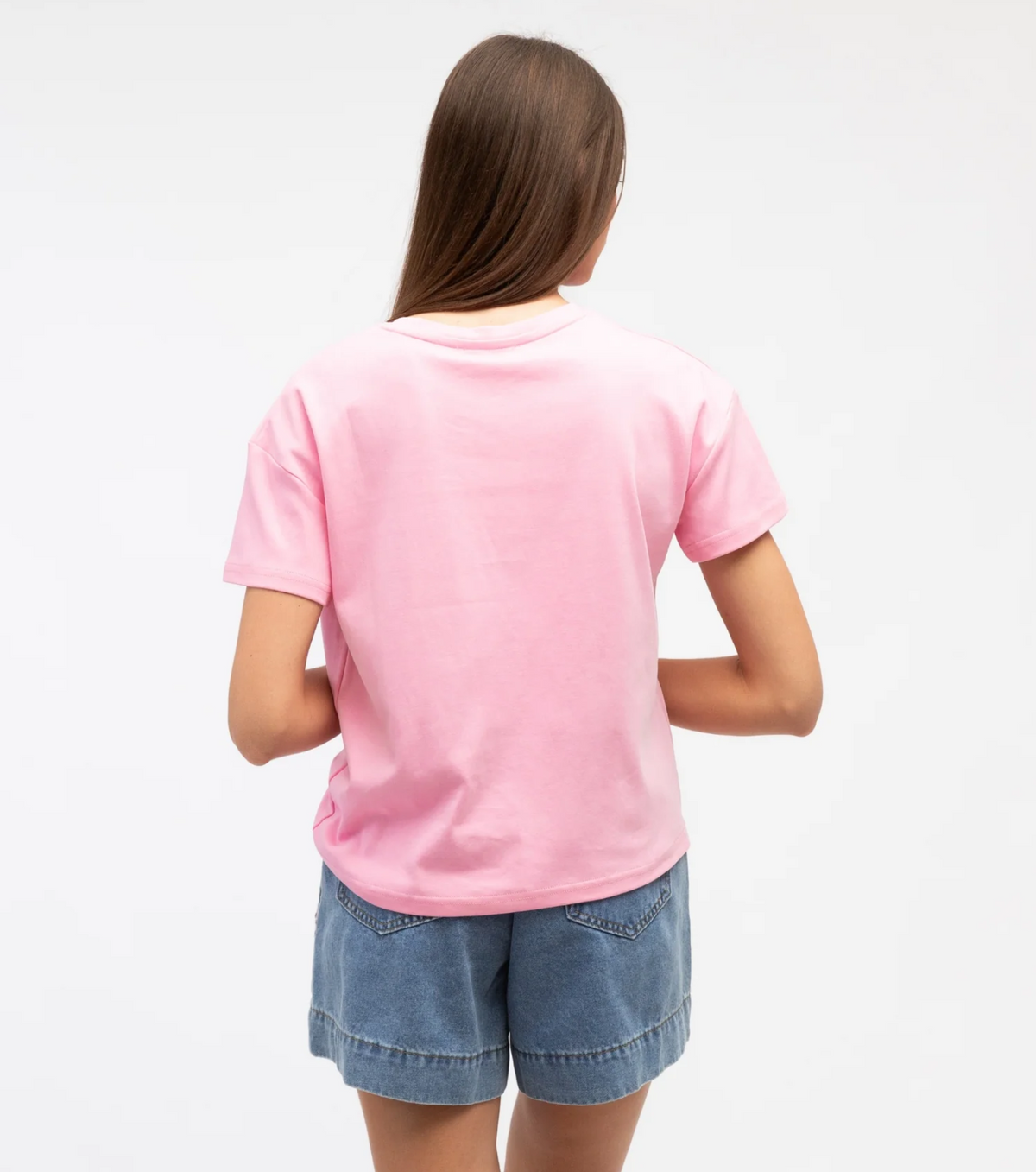 Label of Love Easy Tuck Tee Pink