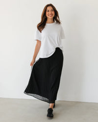 Label of Love Pleated Midi Skirt